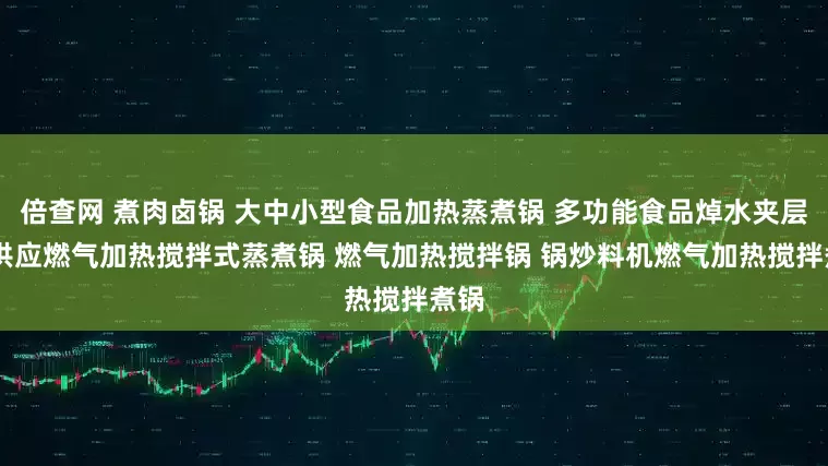倍查网 煮肉卤锅 大中小型食品加热蒸煮锅 多功能食品焯水夹层锅 供应燃气加热搅拌式蒸煮锅 燃气加热搅拌锅 锅炒料机燃气加热搅拌煮锅